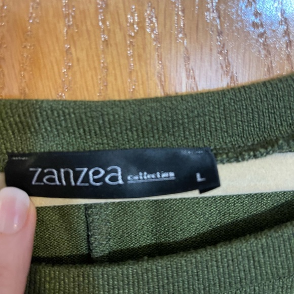 Green sweater, Zanzea brand, green, size large - Picture 3 of 3